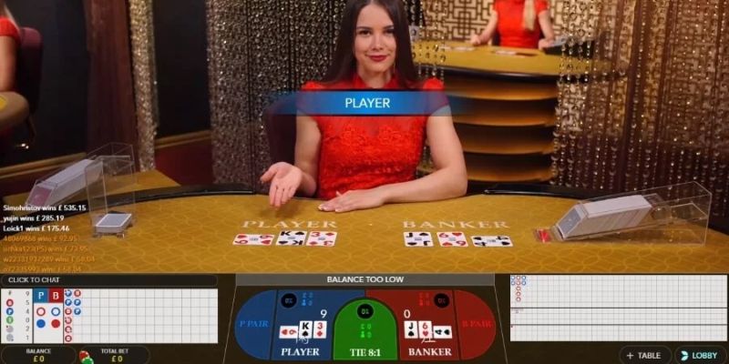 Cách chơi Baccarat cơm gạo với cửa hoà