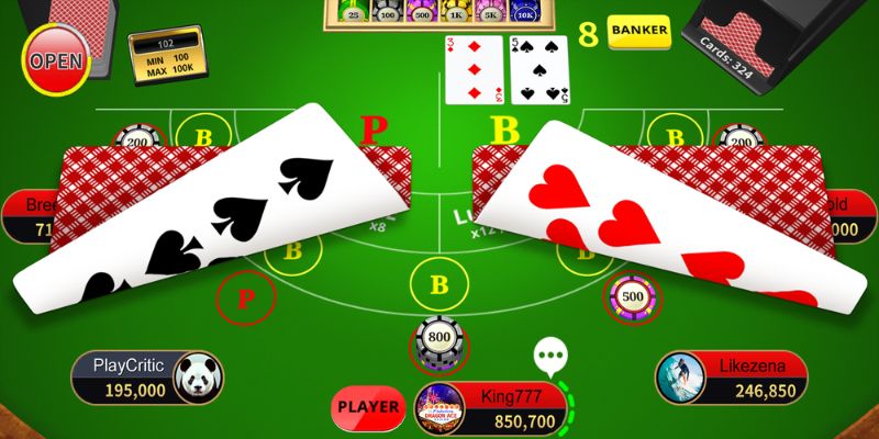 Cách rút bài Baccarat cho người chơi